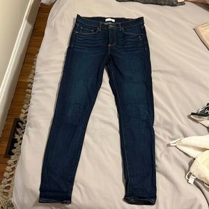 Loft Dark Wash Skinny Jeans